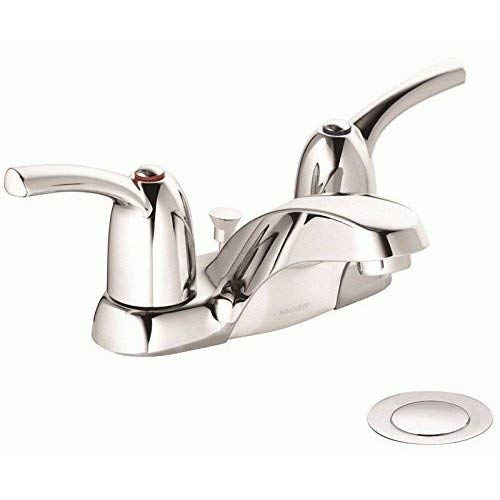 Moen WS84403 Two-Handle Low Arc Bathroom Faucet, Chrome