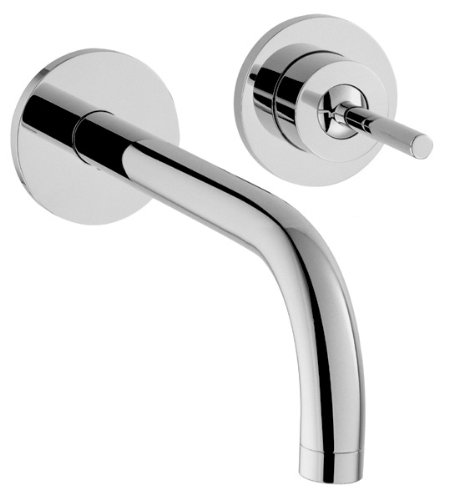 Axor 38118001 Uno Wall Mounted Single Handle Faucet in Chrome