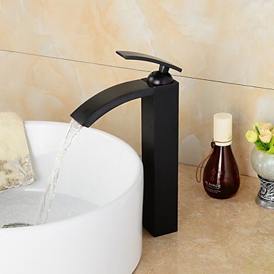 Xiao&fei oil rubbed bronze bathroom sink faucet single handle-black