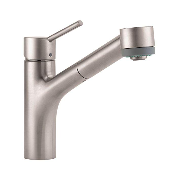 Hansgrohe 06462861 Talis S Kitchen Faucet, Steel Optik