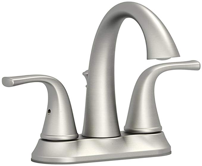 Premier 3558069 Creswell Two-Handle Centerset Lavatory Faucet With Pop-Up, Brushed Nickel