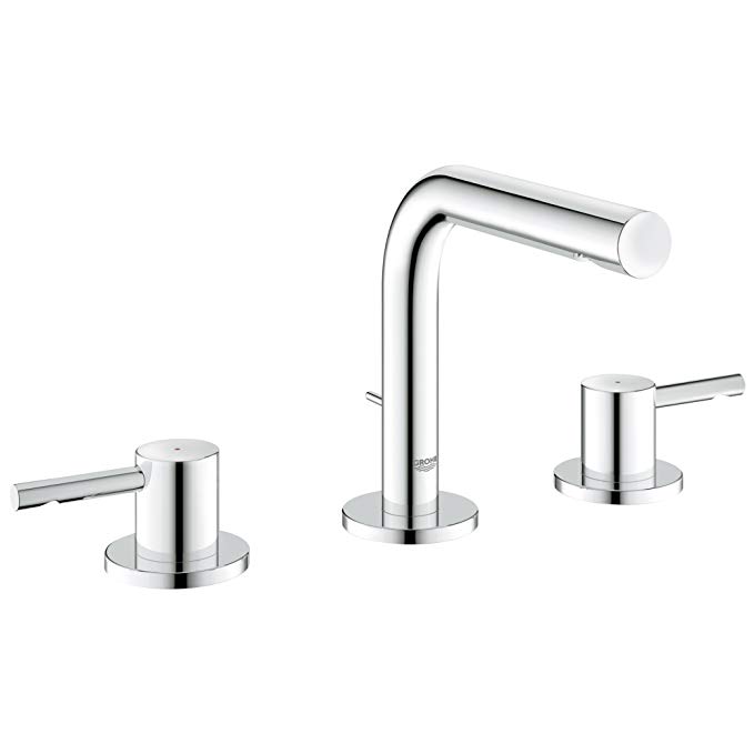 Essence 8 in. Widespread 2-Handle Low-Arc Bathroom Faucet