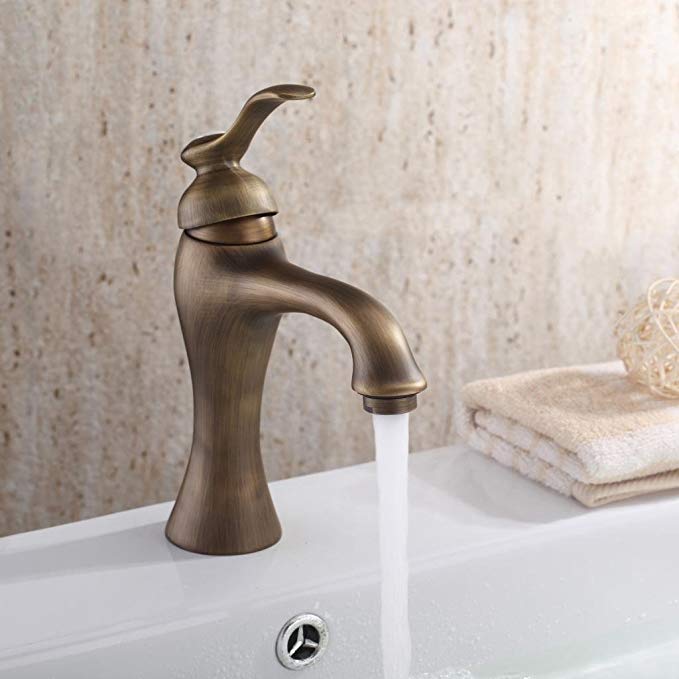 LightInTheBox Centerset Antique Brass Bathroom Sink Faucet