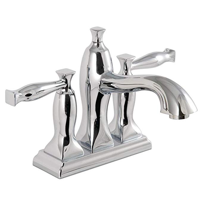 Glacier Bay 0476100A Nareen 4 in. Centerset 2-Handle Bathroom Faucet in Chrome