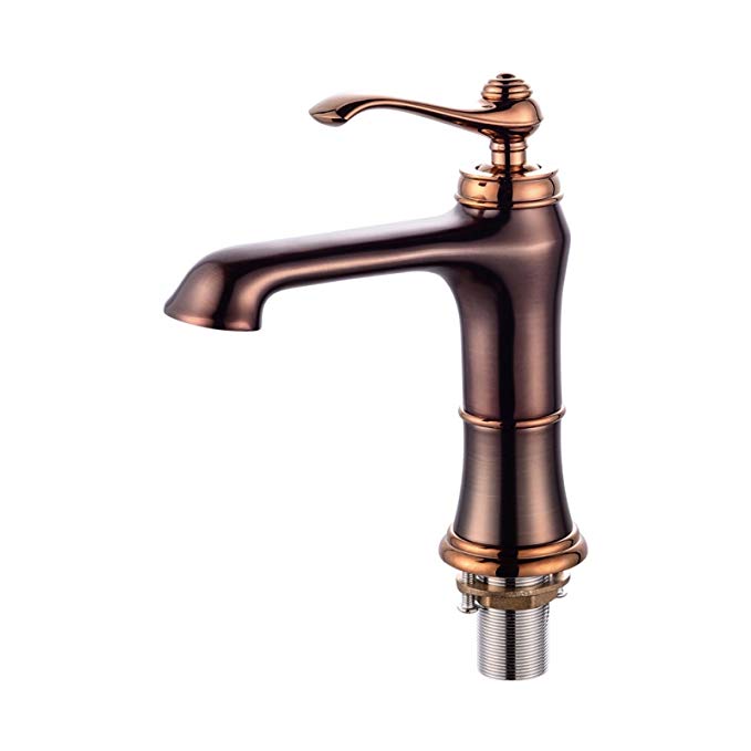 HOOPLLYS Wise Classic Single-handle Waterfall Bathroom Faucet,Oil Rubbed Bronze 10 YEAR WARRANTY,fit for 1 Hole Lavatory Sink only