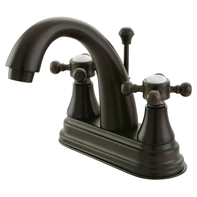 Kingston Brass KS7615BX English Vintage Center Set Lavatory Faucet, 4-3/4