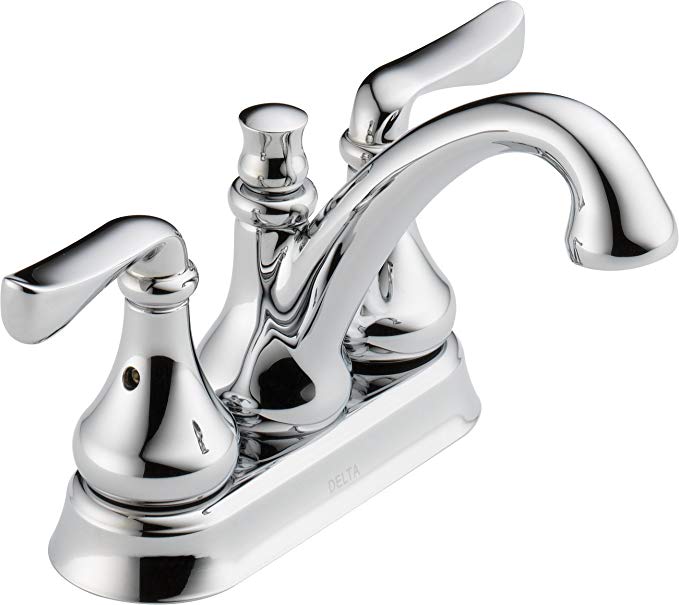 Delta Faucet 25704LF Aubrey Two Handle Centerset Bathroom Faucet, Chrome