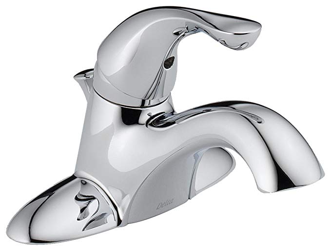 Delta 520-MPU-DST Classic Single Handle Centerset Bathroom Faucet, Chrome