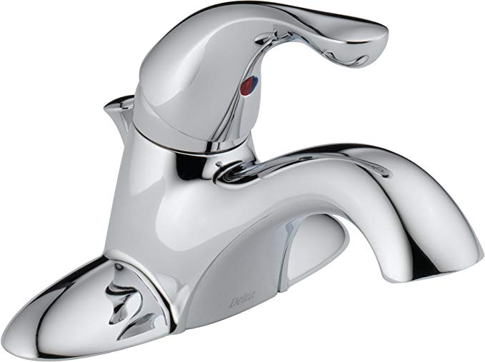 Delta Faucet 520LF-WFMPU Classic, Single Handle Classic Bathroom with Pop-up, Chrome