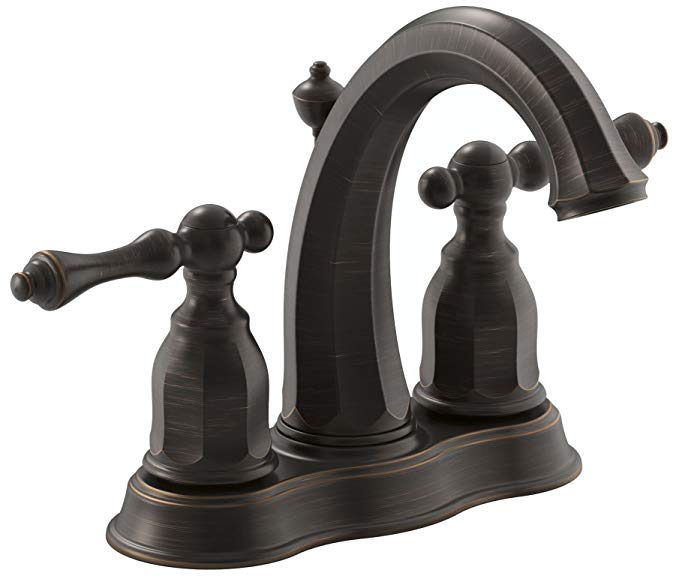 Kohler K-13490-4-2BZ Kelston 4-Inch Centerset Lavatory Faucet, Oil Rubbed Bronze