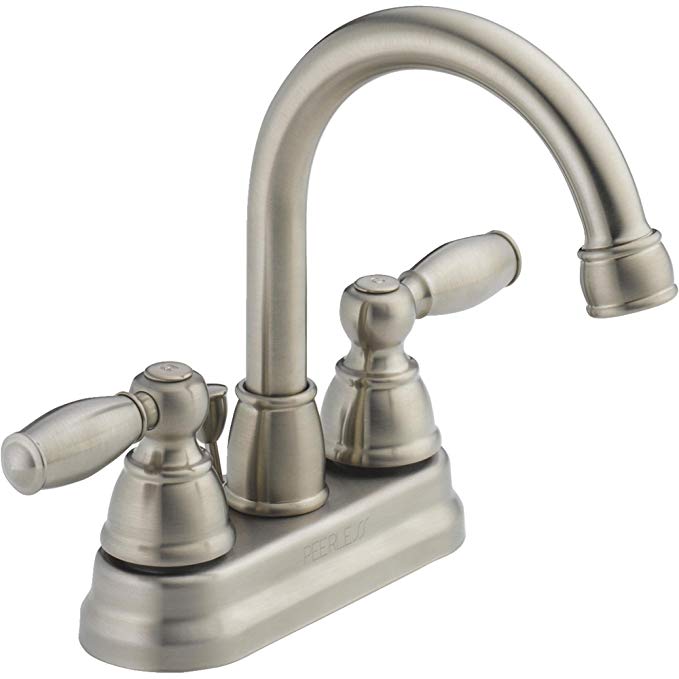 Centerset Bathroom Faucet with Double Handles Finish: Brushed Nickel