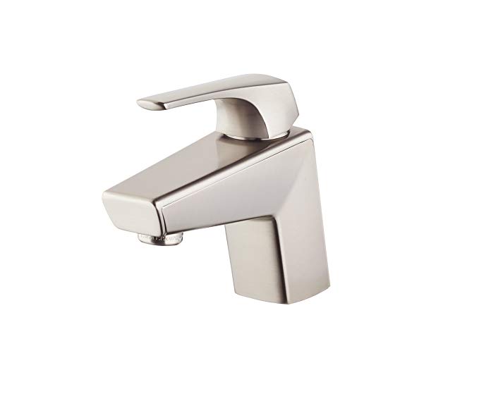 Pfister LG42LPMK Arkitek Single Control 4 Inch Centerset Bathroom Faucet in Brushed Nickel, Water-Efficient Model