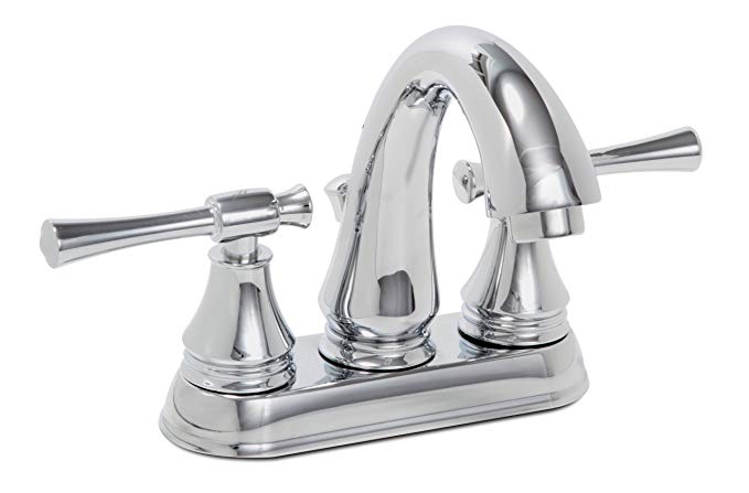 Premier 120069LF Torino Lead-Free Centerset Two-Handle Lavatory Faucet, Chrome