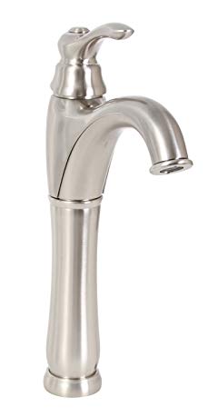 Premier 120258LF Sanibel Lead-Free Vessel Filler Faucet, Brushed Nickel