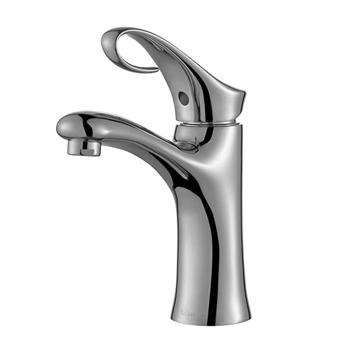 Kraus FUS-13101CH Cirrus Single Lever Basin Bathroom Faucet, Chrome